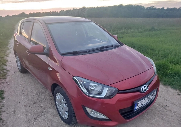 Hyundai i20 cena 20900 przebieg: 212650, rok produkcji 2012 z Dobrzyca małe 277